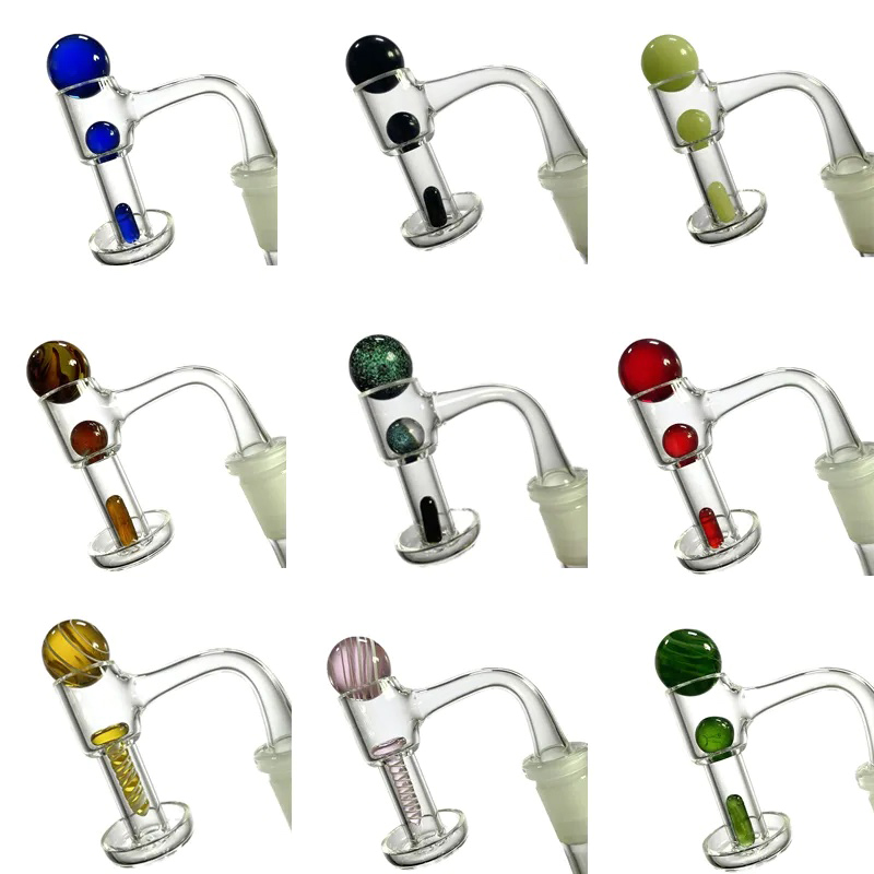 Full Weld Terp Slurper Banger Quartz Set W/ Top Glass Marble Kit Spinning Pill - Seamless Fully Welded Neck / 20mm OD Beveled Edge Top / 10mm 14mm Male 90 Degree For Dab Rig Bong
Full Weld Terp Slurper Banger Quartz Set W/ Top Glass Marble Kit Spinning Pill - Seamless Fully Welded Neck / 20mm OD Beveled Edge Top / 10mm 14mm Male 90 Degree For Dab Rig Bong