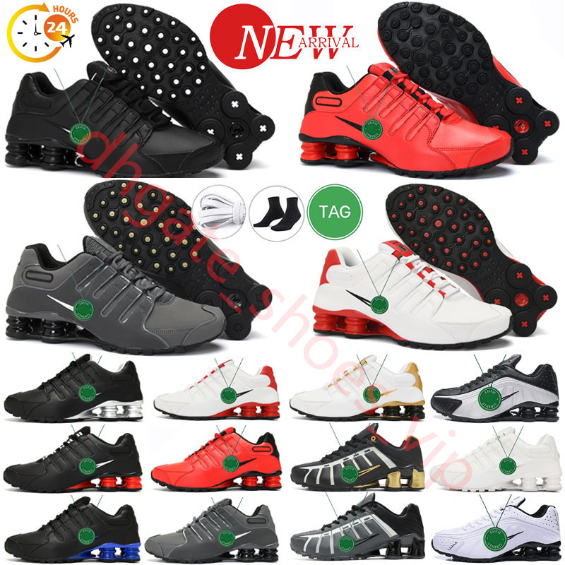 ShoxS NZ EU Running Shoes Black Metallic Silver Platinum Tint Dark Grey Bred Varsity Red White Coastal Blue Sneaker Trainer Sports shoes