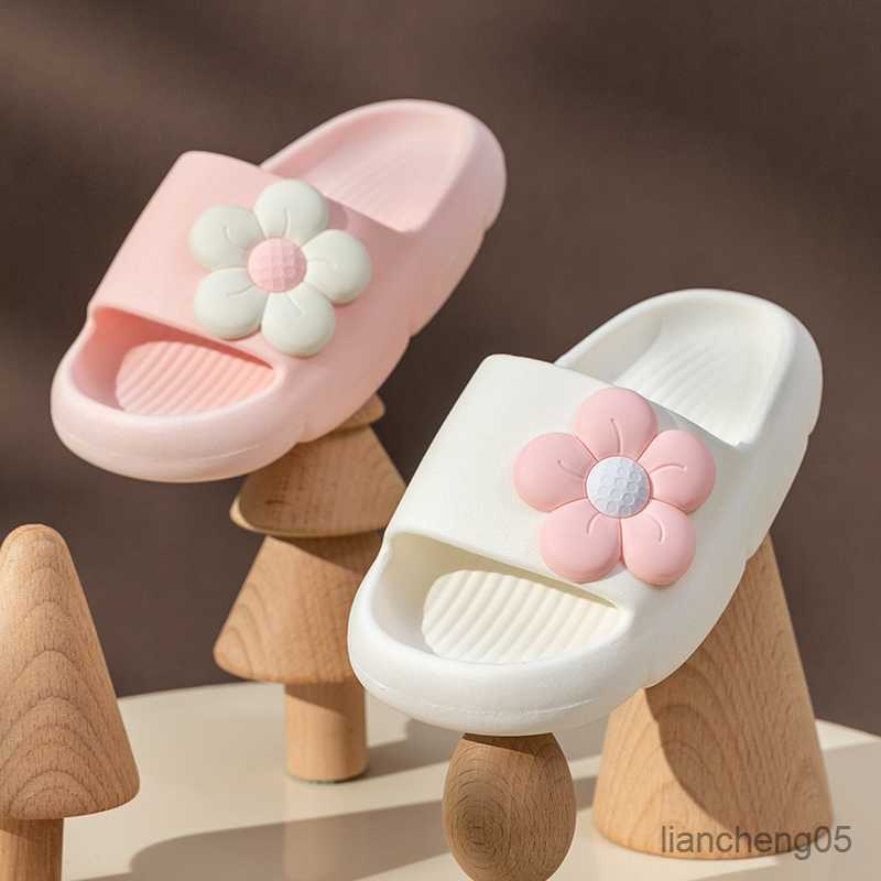 Slipper Children Beach Sandals Comfortable Anti-slip Girl's Outdoor Slides Slippers R230805