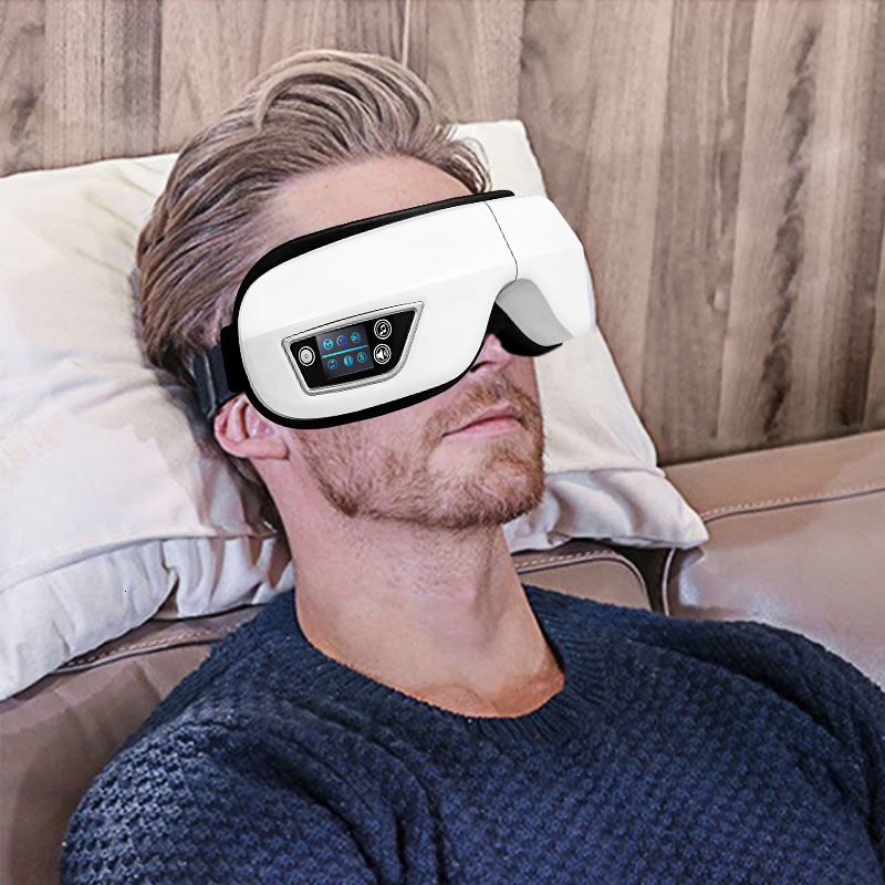 Eye Massager Eye Massager With Heat Smart Airbag Vibration Eye Care Compress Bluetooth Eye Massage Relax Migraines Relief Improve Sleep 230718