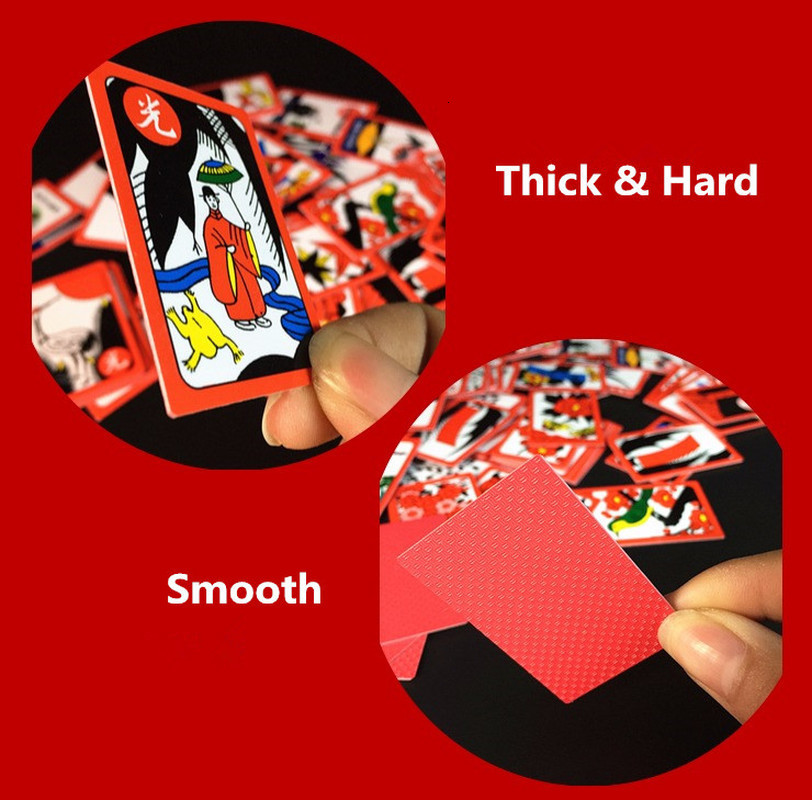 Outdoor Games Activities Korean Japanese PVC Waterproof Mahjong Gostop Go Stop Board Game Cards Family Party Tle Game Gostop Hanafuda Cards 230718