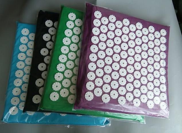 Back Massager size 33*33cmAcupressure Mat Relieve Stress Pain Acupuncture Massage Cushion Yoga Spike Mat Hip Back Foot Body Massager Pad 230718