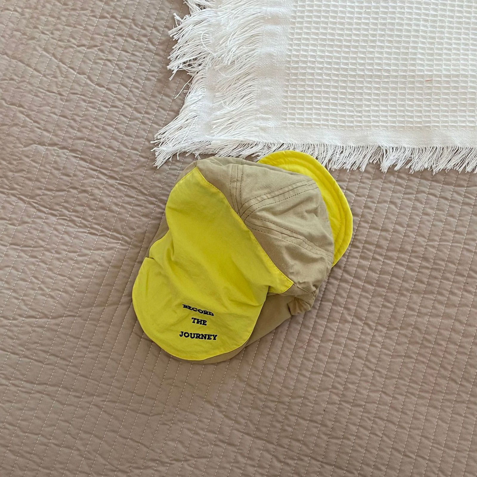 Caps Hats Korea Kids Baseball Caps Double Brim Kids Sun Hat Fashion Letter Breathable Embroidered Girls Boys Sun UV Protection Caps 230717