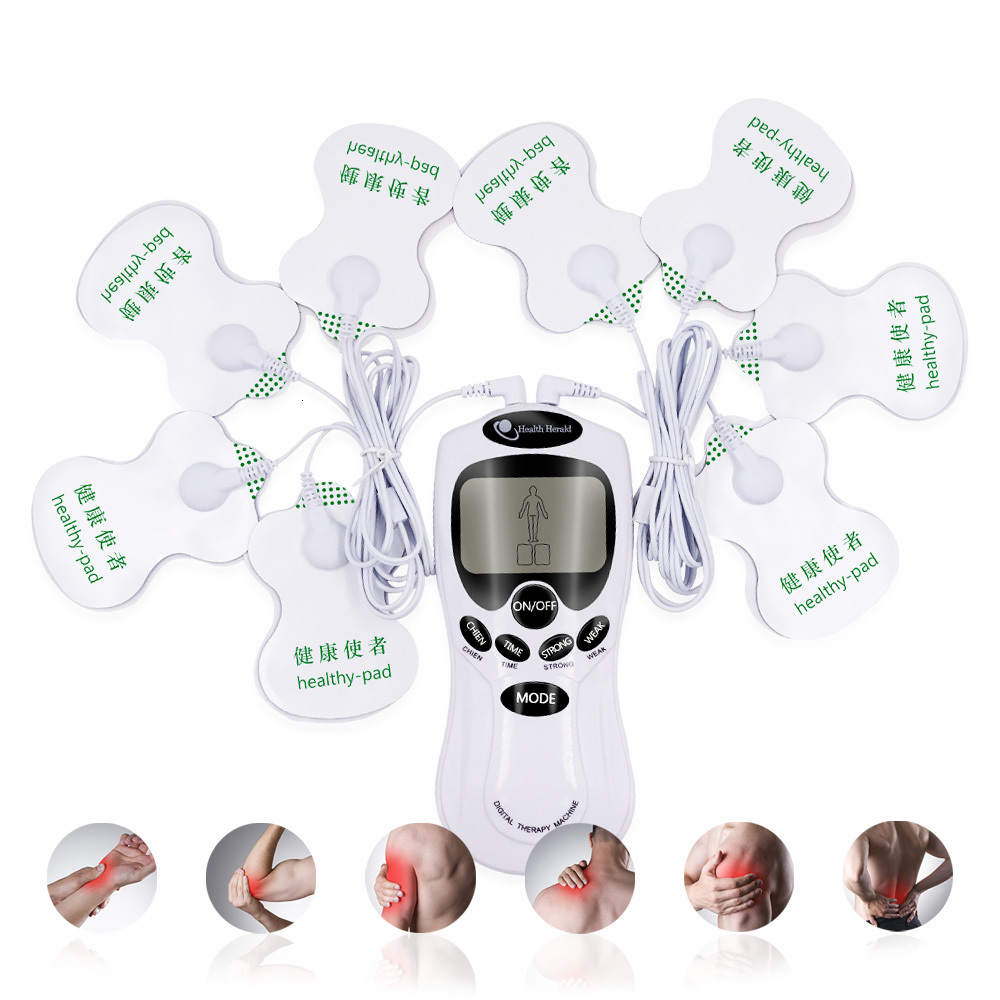Face Massager Health Tens Muscle Neck Massager Back Electric Digital Therapy Machine Massage Electronic Pulse Stimulator for Full Body Care 230718