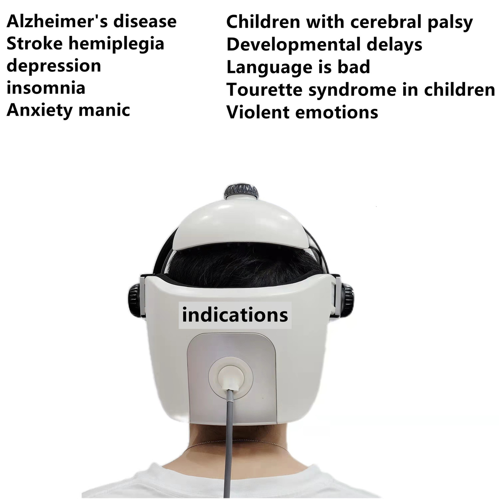 Back Massager Rtms Transcranial Magnetic Stimulation for Stroke adult and Children Insomnia Anxiety Depression Autism Brain Therapy Apparatus 230718