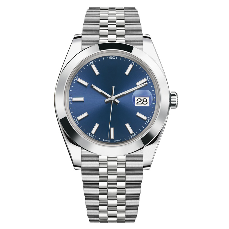 Business Men's Watch Designer Watch Men's Watch Rongding Wimbledon 41mm Medium 36MM 2813 Automatic Movement Smooth Round Montre De Luxe Sapphire Glass