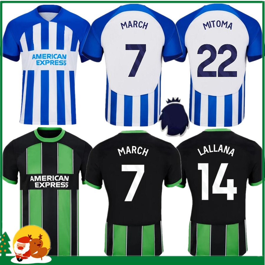 23 24 MAUPAY MITOMA BHAFC soccer jerseys GROSS 2023 2024 VELTMAN Seagulls football shirts MARCH ALZATE PROPPER UNDAV LAMPTEY FERGUSON CAICEDO Men Sets