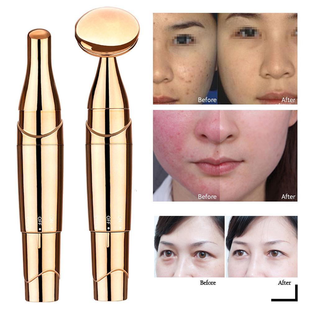 Face Care Devices 3D Vibrating Face Machine 2 in 1 Face Eye Introducer Wrinkle Reducer Body Massager Beauty Device Skin Care tool 230717