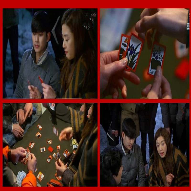 Outdoor Games Activities Korean Japanese PVC Waterproof Mahjong Gostop Go Stop Board Game Cards Family Party Tle Game Gostop Hanafuda Cards 230718