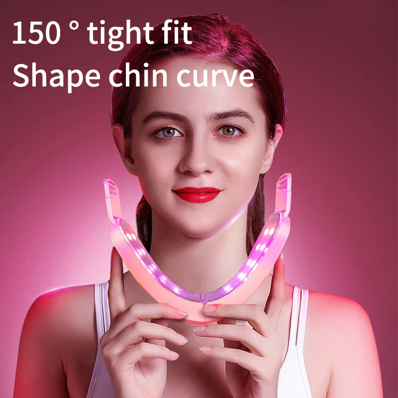 Face Care Devices Lifting Device LED Pon Therapy Slimming Vibration Massager Double Chin V-shaped Cheek Lift Face 230717
