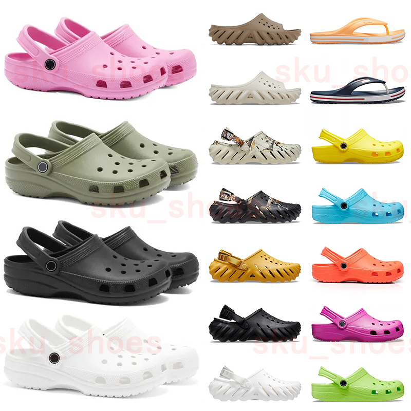 Designer Croc Sandals Clog croos echo slippers slides cros clogs kid adult Buckle classic flip flops sliders mens summer beach Waterproof Shoes Nursing Hospital, Black
Designer Croc Sandals Clog croos echo slippers slides cros clogs kid adult Buckle classic flip flops sliders mens summer beach Waterproof Shoes Nursing Hospital, Black