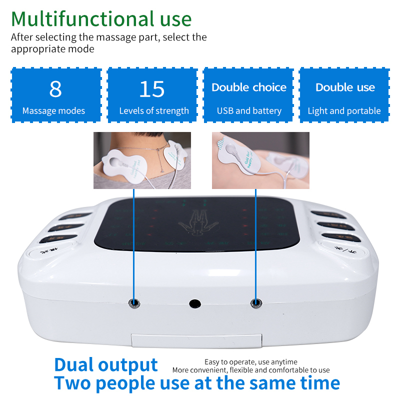 Face Massager Full Body Tens Acupuncture Electric Therapy Massager EMS Muscle Stimulator Meridian Physiotherapy Massage Apparatus Massager 230718