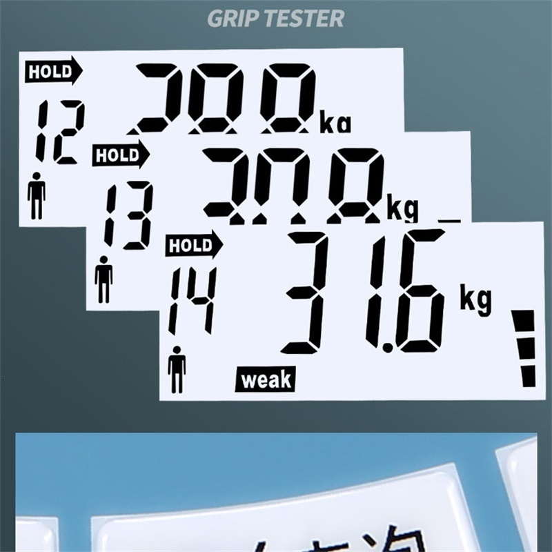 Hand Grips 396Lbs180 Kgs Digital Hand Dynamometer Grip Strength Measurement Meter Auto Capturing Exercise Training Electronic Grip Power 230717