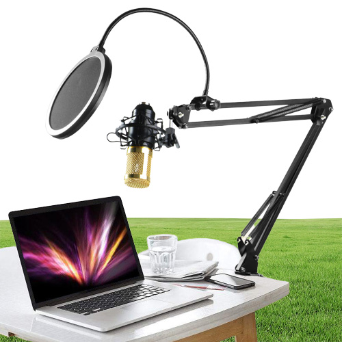 BM 800 Professional o Microphones V8 Sound Card Set BM800 Mic Studio Condenser Microphone for Karaoke Podcast Recording Live S