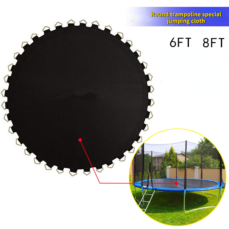 Trampolines 68 Foot Childrens Round Trampoline Jumping Cloth Outdoor Guard Net Adult Spring Jumping Bed Wearresistant Mesh No Trampoline 230717