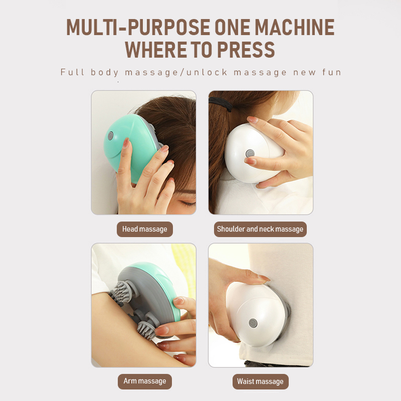 Head Massager Head Massager Helps Sleep Relax Relieve Headache Knead Scalp Massage The Whole Body Electric Massager Health Care Relax 230718