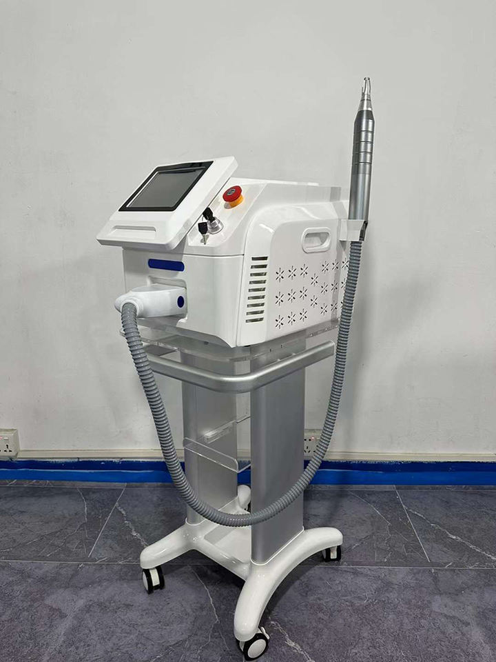 Professional Pigment Remove Skin Tightening Tattoo Removal Laser Machine Shrink pores Nd Yag Laser Skin Tightening Acne Treatment machine