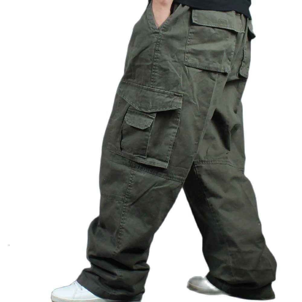 Men s Pants Wide Leg Hip Hop Men Casual Cotton Harem Cargo Loose baggy Trousers Streetwear Plus Size Joggers Clothing 230718