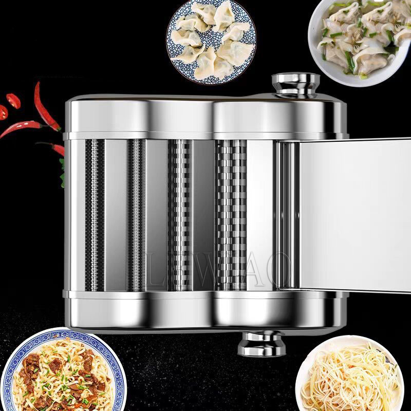 JCD-5 Electric Noodle Making Pasta Maker Dough Roller Noodle Cutting Machine