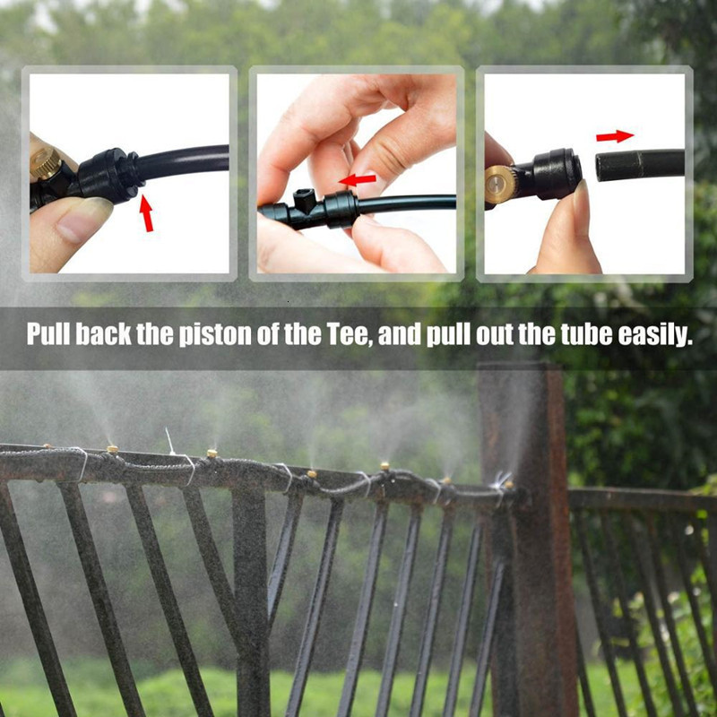 Trampolines Trampoline Water Sprinkler Kids Waterpark Outdoor Misting Cooling System Kit Multifunctional Sprinkler Water Spray Irrigation 230717