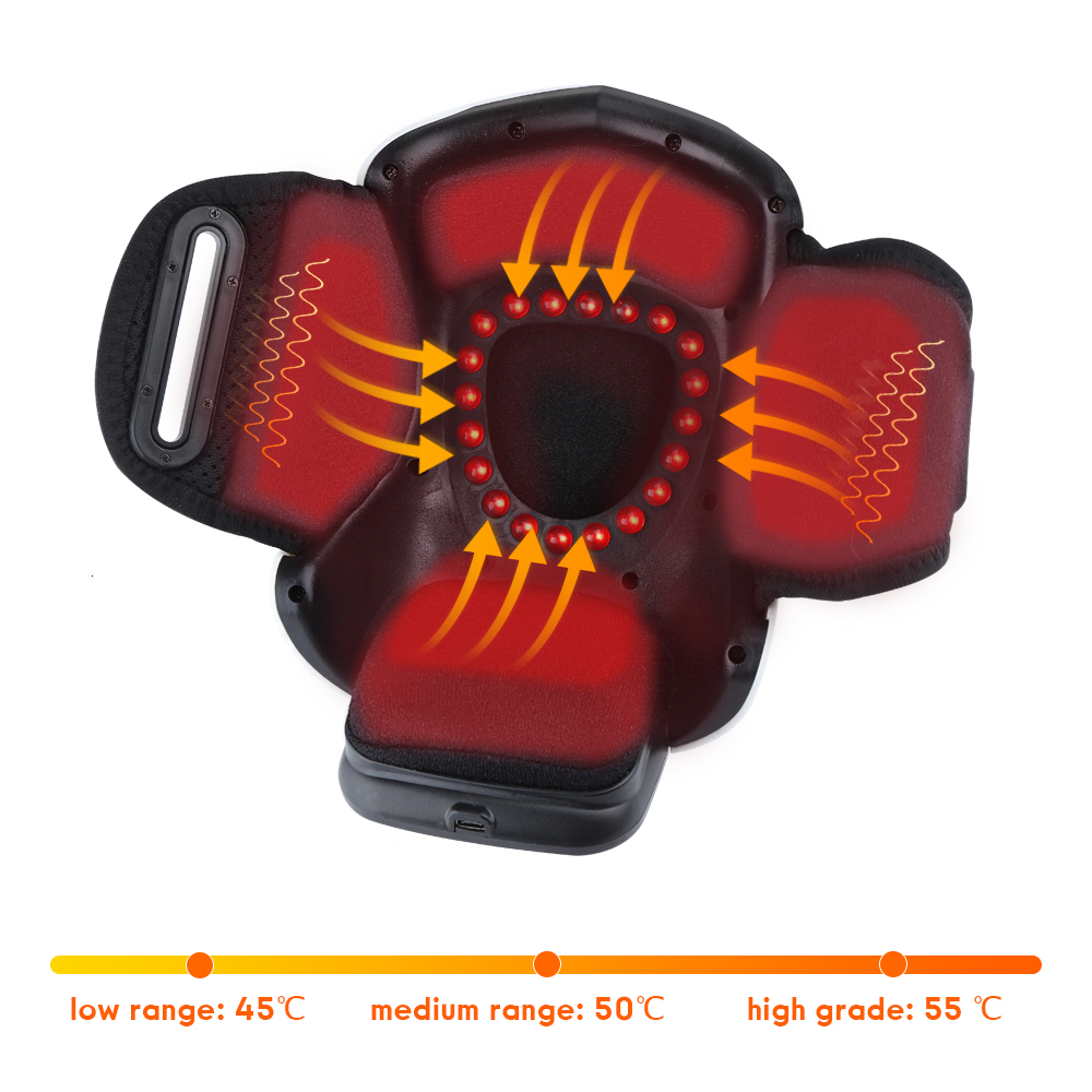Leg Massagers Electric Infrared Heating Knee Massage Air Pressure Vibration Physiotherapy Instrument Knee Massage Rehabilitation Pain Relief 230718