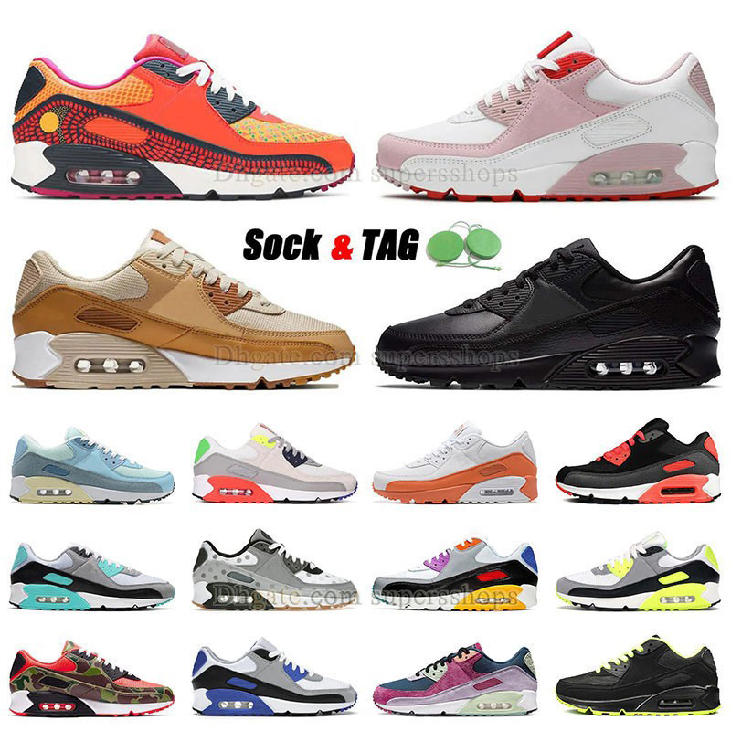 90s Running Shoes Designer Mens Womens 90 se Triple Black Leather White Camo Cream Terrascape Pink Blue Grey infared futura green airmax Max90 Sneaker Dhgate Trainer, A19 36-46 black mesh
90s Running Shoes Designer Mens Womens 90 se Triple Black Leather White Camo Cream Terrascape Pink Blue Grey infared futura green airmax Max90 Sneaker Dhgate Trainer, A19 36-46 black mesh