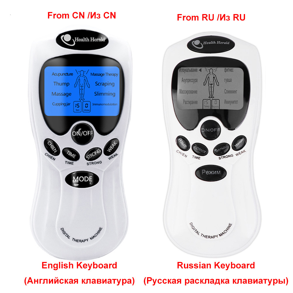 Face Massager Health Tens Muscle Neck Massager Back Electric Digital Therapy Machine Massage Electronic Pulse Stimulator for Full Body Care 230718