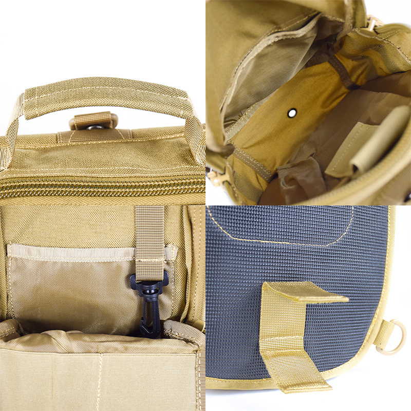 Outdoor Bags Tactical Sling Bag Military Hunting Accessori EDC Waterproof Shoulder for Men Cordura Fabric Durable Camping Pack Molle 230717