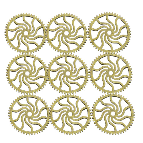 75pcs Zinc Alloy Charms Antique Bronze Plated steampunk gear Charms for Jewelry Making DIY Handmade Pendants 25mm