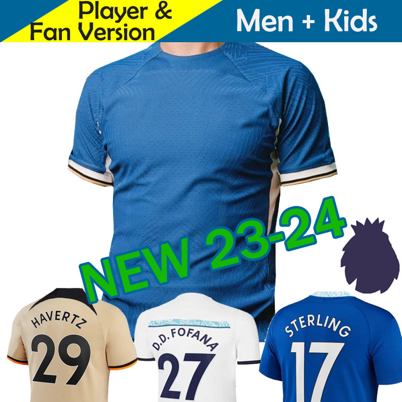 23 24 CFC NKUNKU Soccer Jerseys N.JACKSON Kids Kit Player Version 2023 2024 ENZO PULISIC STERLING JAMES KOULIBALY AZPILICUETA HAVERTZ FOFANA Football Shirt Training, Kids 3rd 22-23
23 24 CFC NKUNKU Soccer Jerseys N.JACKSON Kids Kit Player Version 2023 2024 ENZO PULISIC STERLING JAMES KOULIBALY AZPILICUETA HAVERTZ FOFANA Football Shirt Training, Kids 3rd 22-23