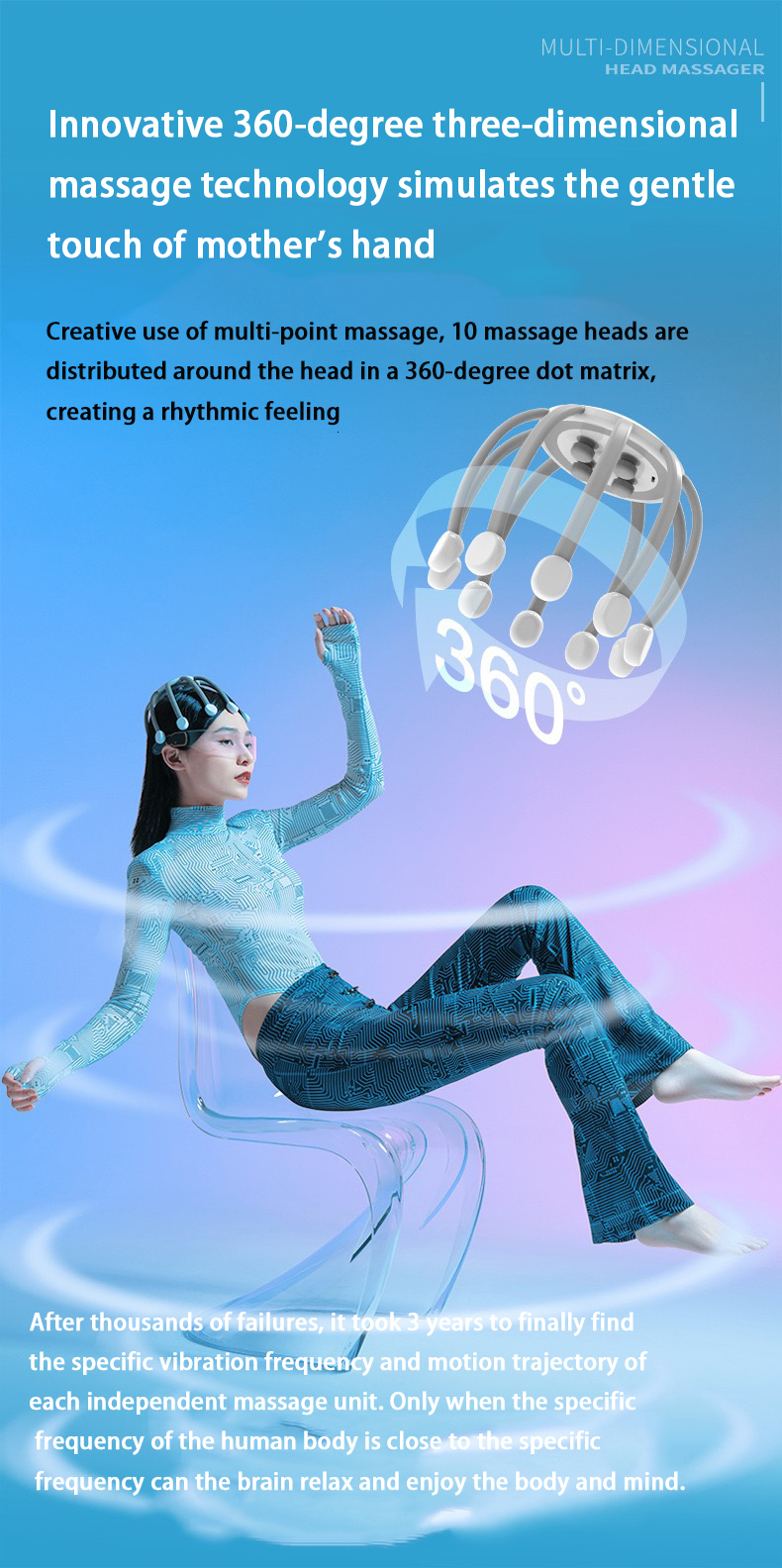Head Massager Electric Had Massager Relaxes Scalp Promotes Blood Circulation Grows Hair Relieves Fatigue Headache Insomnia Full Body Massage 230718