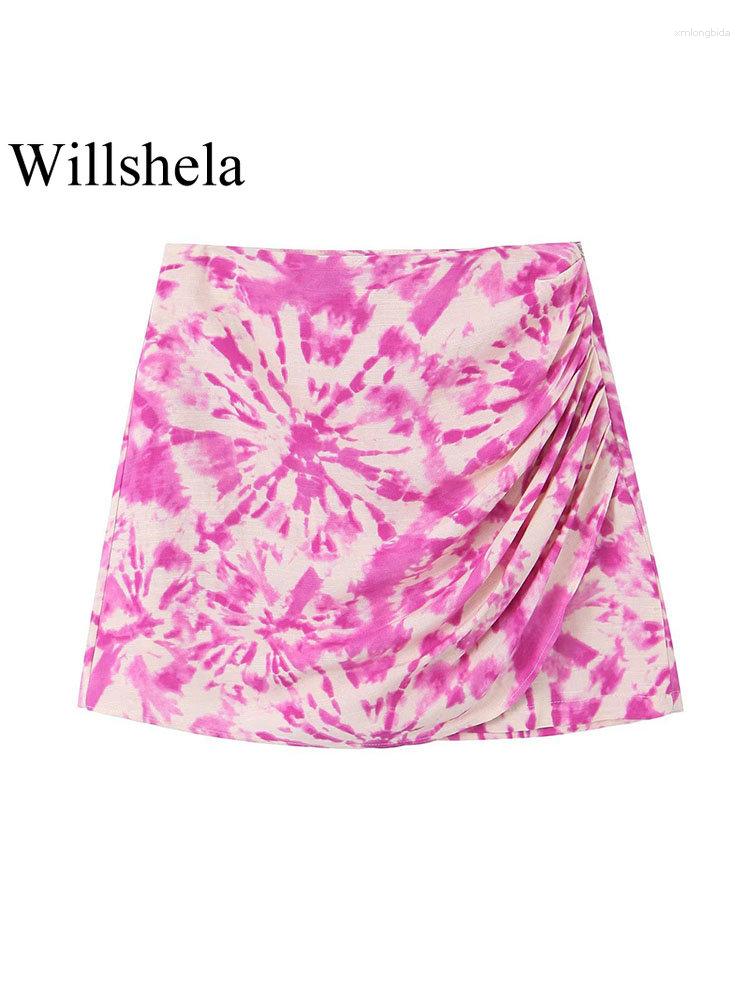 Women's Shorts Women Fashion Printed Pleated Side Zipper Mini Skirts Vintage High Waist Female Chic Lady, Tiedye
Women's Shorts Women Fashion Printed Pleated Side Zipper Mini Skirts Vintage High Waist Female Chic Lady, Tiedye