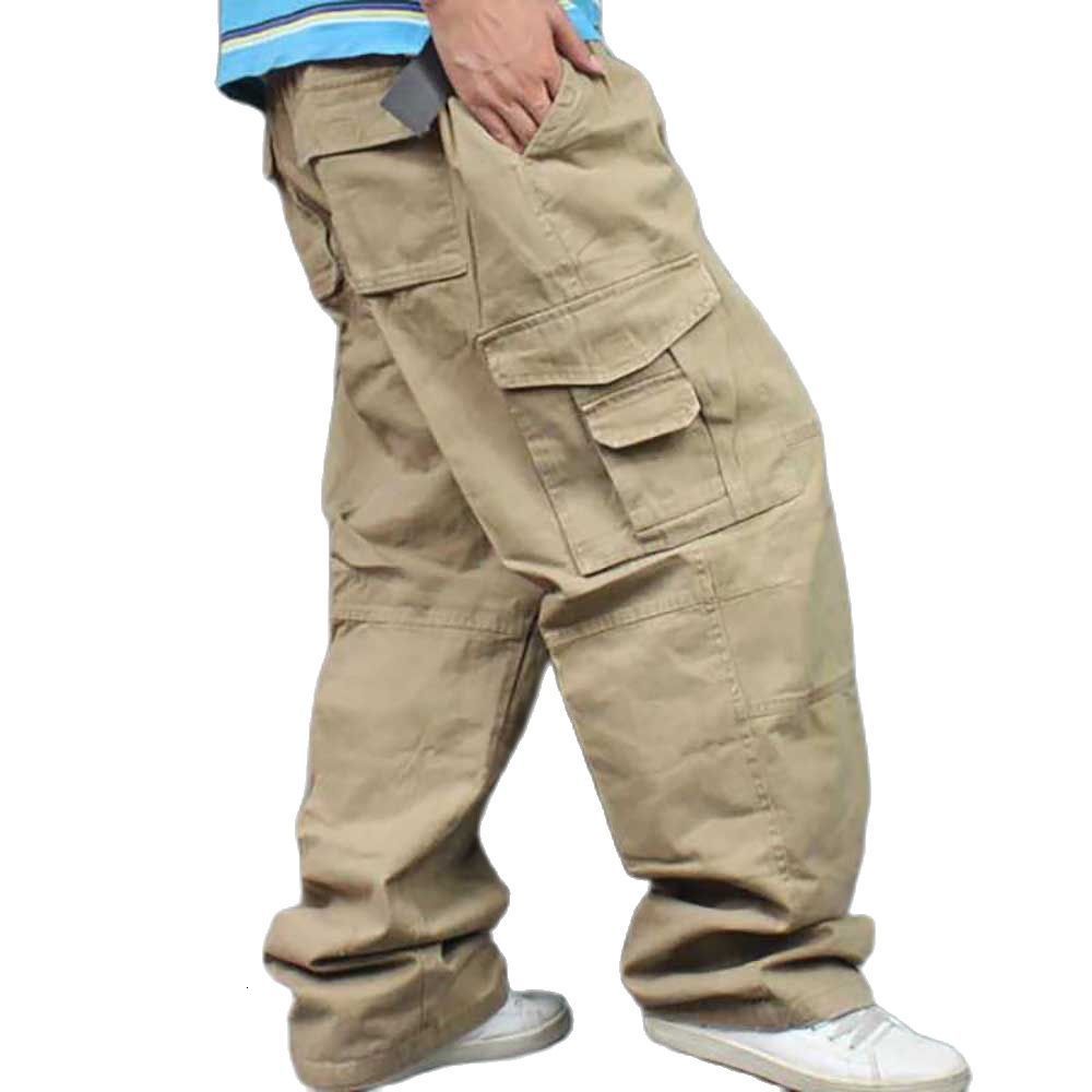 Men s Pants Wide Leg Hip Hop Men Casual Cotton Harem Cargo Loose baggy Trousers Streetwear Plus Size Joggers Clothing 230718