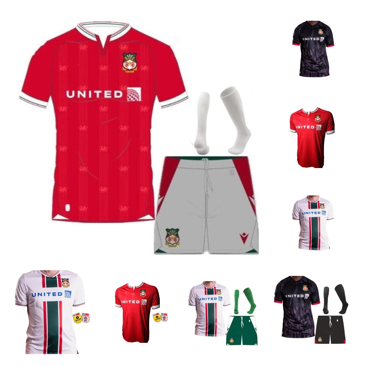 23 24 Wrexham soccer jerseys S. Boden F. Takyi P. Rutherford S. Wedgbury Daniel Allsopp Billy Ashcroft 2023 2024 football shirt MEN KIDS DAVIES YOUNG MULLIN CANNON uniform, Adult 1
23 24 Wrexham soccer jerseys S. Boden F. Takyi P. Rutherford S. Wedgbury Daniel Allsopp Billy Ashcroft 2023 2024 football shirt MEN KIDS DAVIES YOUNG MULLIN CANNON uniform, Adult 1