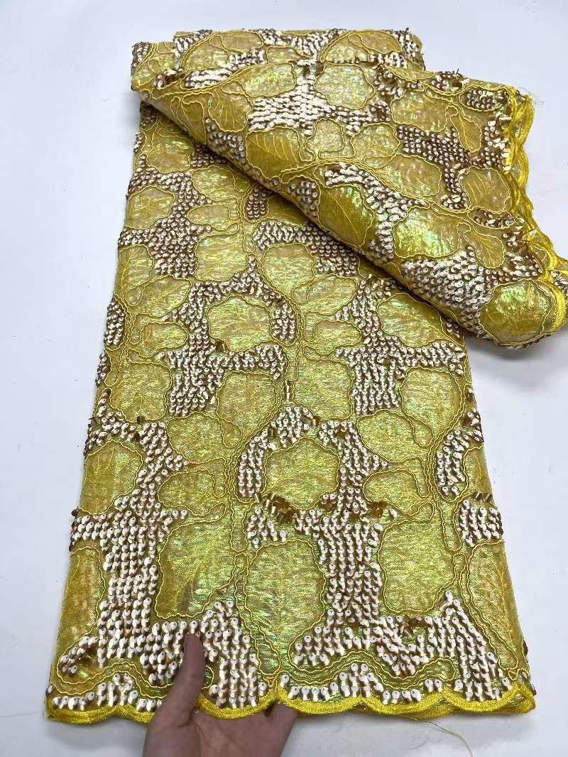 African Luxury Sequins Lace Fabrics Latest Beaded Groom Embroidery French Tulle Mesh Lace Fabrics Material For Party WeddingJY25
African Luxury Sequins Lace Fabrics Latest Beaded Groom Embroidery French Tulle Mesh Lace Fabrics Material For Party WeddingJY25