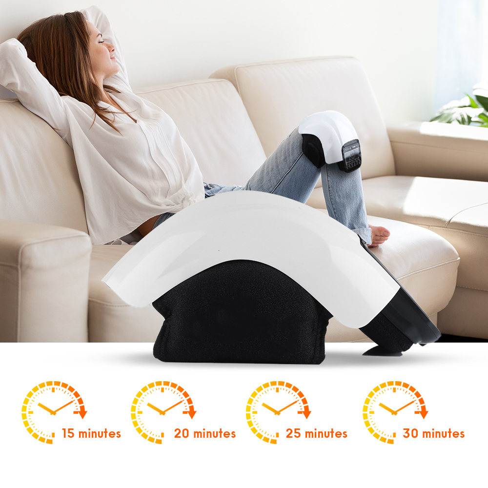 Leg Massagers Electric Infrared Heating Knee Massage Air Pressure Vibration Physiotherapy Instrument Knee Massage Rehabilitation Pain Relief 230718