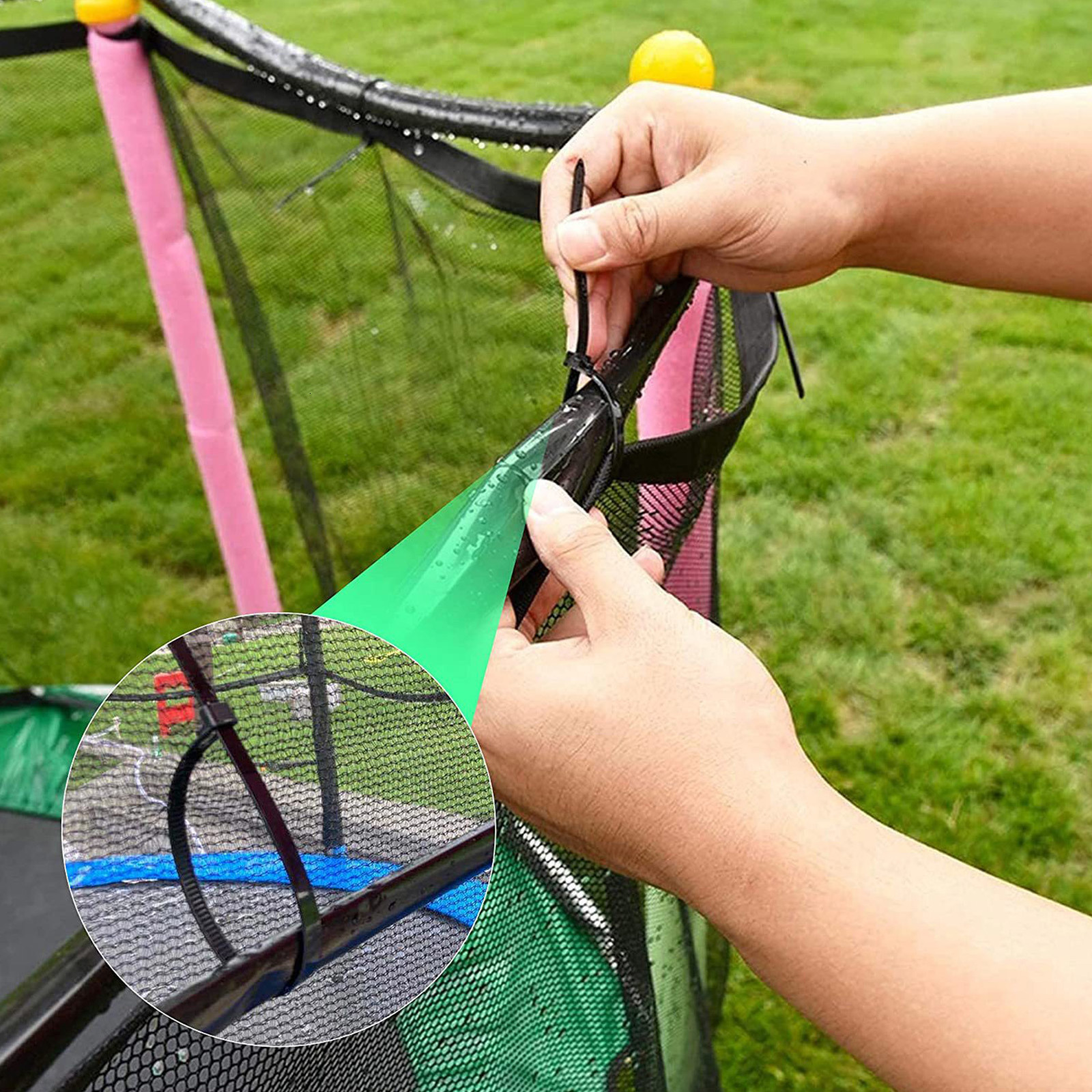 Trampolines Trampoline Sprinkler For Kids Outdoor Water Sprinkler Accessories For Garden Children's Water Entertainment Summer Game 230717