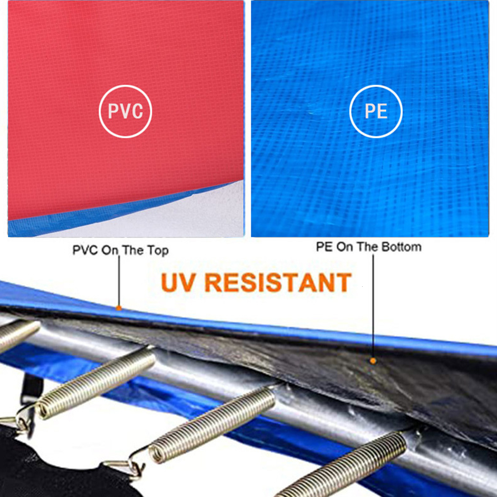 Trampolines Round Trampoline Safety Pad Foldable Trampoline Safety Pad Mat Made With PVC EPE And PE Trampoline Pads Made Of PVC EPE And PE 230717