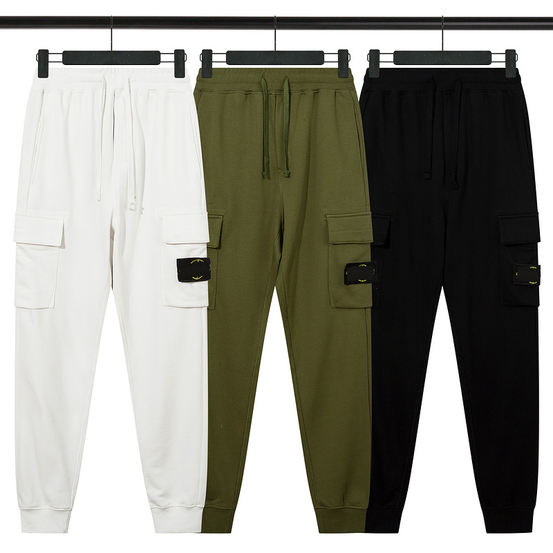 2023 Men's Y2k Cargo Pants Harajuku Hip Hop Print Multi Pocket Overalls Hip Hop Punk Rock Wide Leg Pants Oversized Streetwear