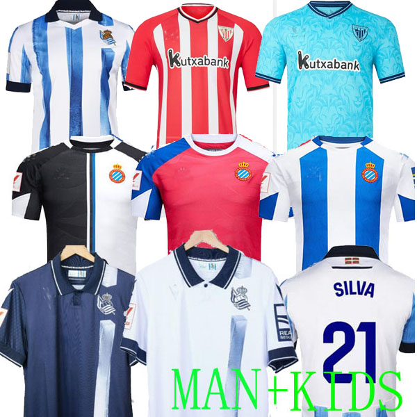 Real Sociedad 2023 Soccer Jerseys RCD Espanyol MALLORCA AWAY THIRD DAVID SILVA Football Shirt TAKE 23 24 Bilbao de futbol Men kit kids jersey WILLIAMS MUNIAIN, Bilbao home
Real Sociedad 2023 Soccer Jerseys RCD Espanyol MALLORCA AWAY THIRD DAVID SILVA Football Shirt TAKE 23 24 Bilbao de futbol Men kit kids jersey WILLIAMS MUNIAIN, Bilbao home