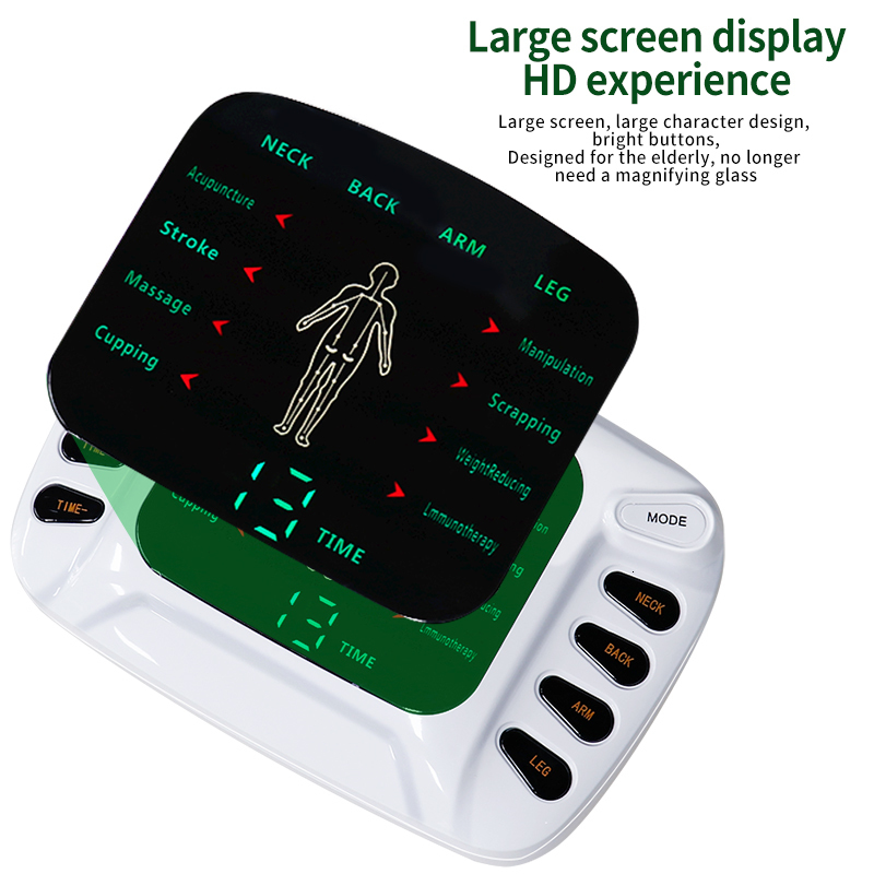 Face Massager Full Body Tens Acupuncture Electric Therapy Massager EMS Muscle Stimulator Meridian Physiotherapy Massage Apparatus Massager 230718