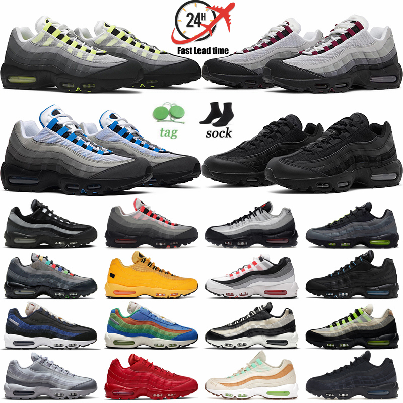95s Running shoes 95 Sneakers womens mens trainers Neon Triple Black White Dark Beetroot Crystal Blue Solar Red Smoke Grey Fish Scales Olive outdoor sports, 13
95s Running shoes 95 Sneakers womens mens trainers Neon Triple Black White Dark Beetroot Crystal Blue Solar Red Smoke Grey Fish Scales Olive outdoor sports, 13