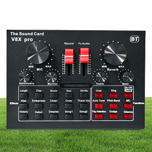 BM 800 Professional o Microphones V8 Sound Card Set BM800 Mic Studio Condenser Microphone for Karaoke Podcast Recording Live S