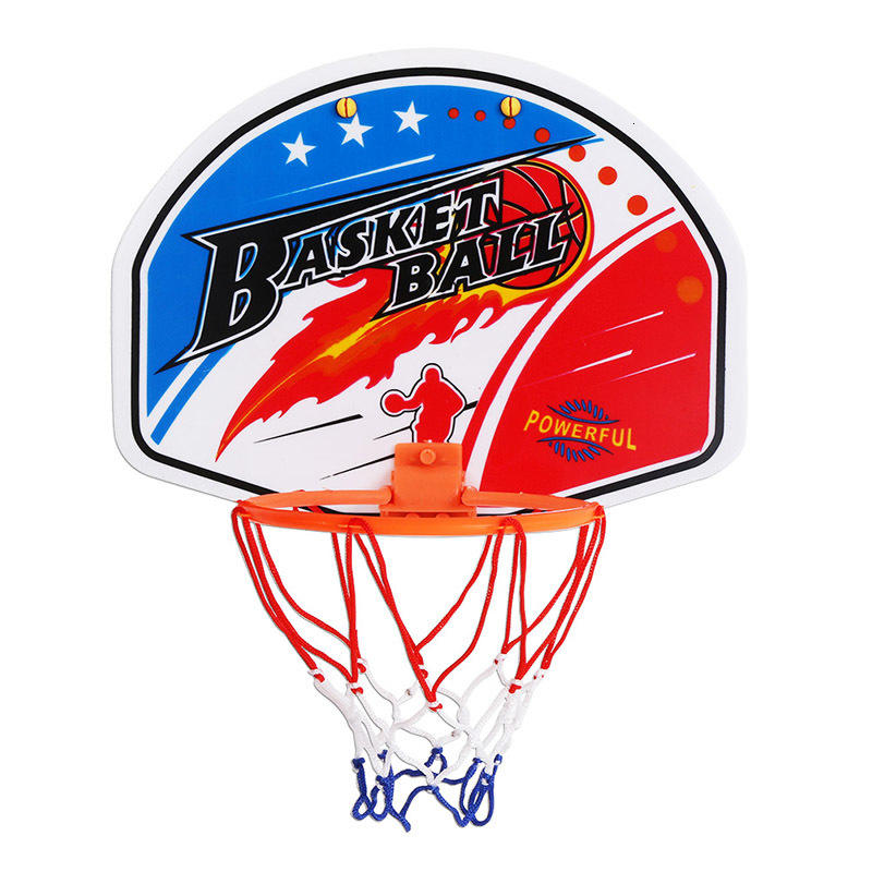 Balls Plastic Toy Backboard Indoor Kids Sport Adjustable Hanging Basket Box Children's Basketball Board WIth Ball 230717