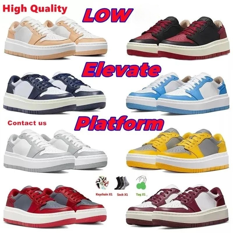 Jumpman 1 Casual Shoes 1 low Elevate Rubber platform Designer University Blue Wolf Grey Red Midnight Navy loafers Women Mens Sneakers Trainers 36-45 With Box
Jumpman 1 Casual Shoes 1 low Elevate Rubber platform Designer University Blue Wolf Grey Red Midnight Navy loafers Women Mens Sneakers Trainers 36-45 With Box