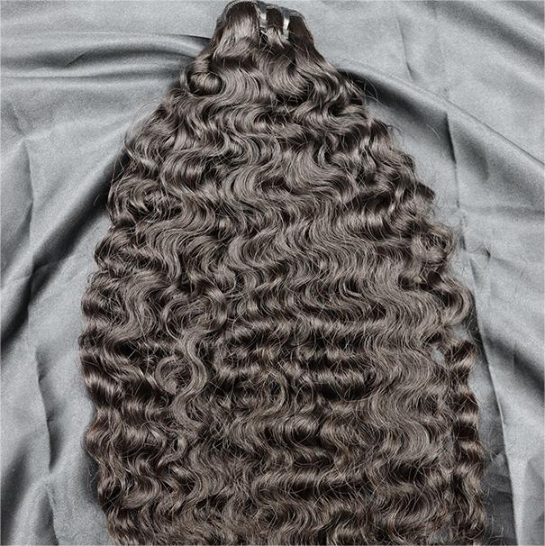1 Bundles Deal Wholesale Water Curly 100% Vietnamese Raw Human Hair Bundles Unprocessed Natural Color Hair Extension