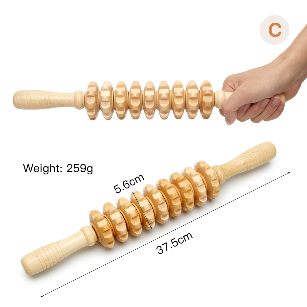 Other Massage Items Wood Therapy Massage Set Maderoterapia Massager Roller Anti Cellulite Slimming Gua Sha Massager For Body Back Foot Masajeador 2307