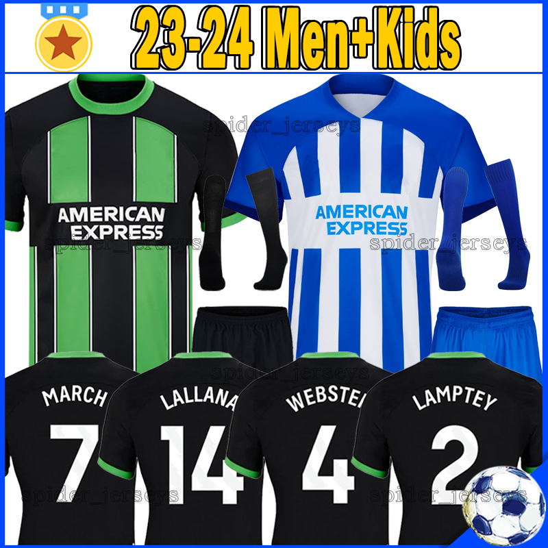 23 24 WEBSTER MARCH Soccer Jerseys LAMPTEY GROSS LALLANA UNDAV Football Shirts 2023 2024 MITOMA CAICEDO FERGUSON ESTUPINAN Kids kits Seagull Men Uniforms, Bulaidun 22-23 away
23 24 WEBSTER MARCH Soccer Jerseys LAMPTEY GROSS LALLANA UNDAV Football Shirts 2023 2024 MITOMA CAICEDO FERGUSON ESTUPINAN Kids kits Seagull Men Uniforms, Bulaidun 22-23 away