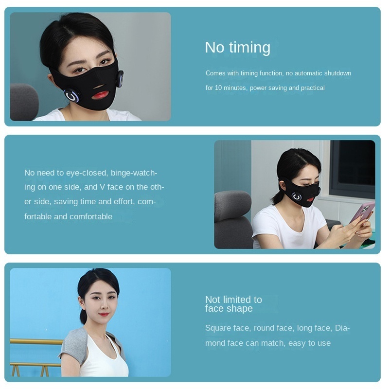 Face Care Devices EMS Beauty Instrument Face-lifting Instrument Face Massager Face Mask Face-lifting Device V Face Lift Tightening Microcurrent 230717