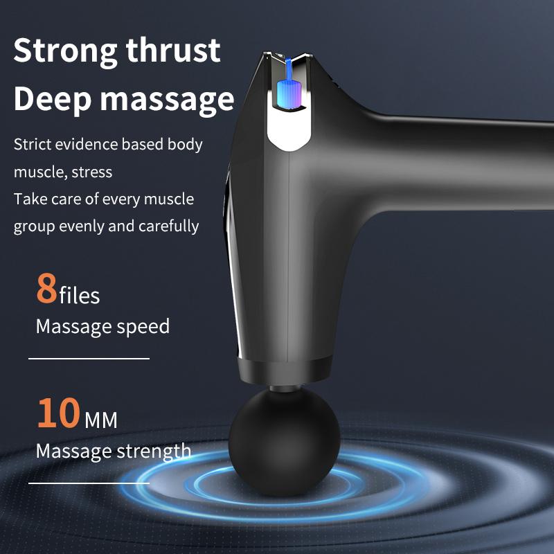 Full Body Massager Professional Massage Gun Fitness Extended Massage Tapping Deep Tissue Muscle Massager for Full Body Back and Neck Pain Relief 23071